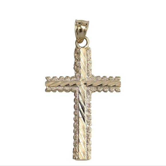 10kt Real Gold Cross Pendant